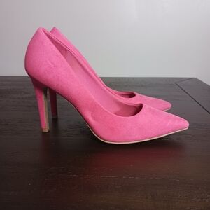 Christian Siriano Barbiecore Vibrant Pink Stiletto Heels Size 9